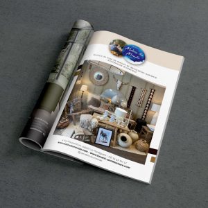 Simple page de publicité qui présente le client Matins du Monde qui est une boutique de décoration